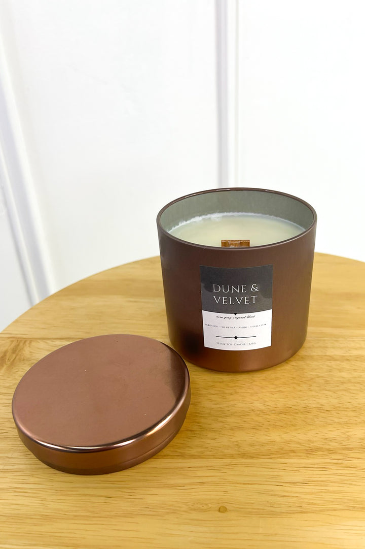 Dune & Velvet | 11 Oz Infinity Tin Candle