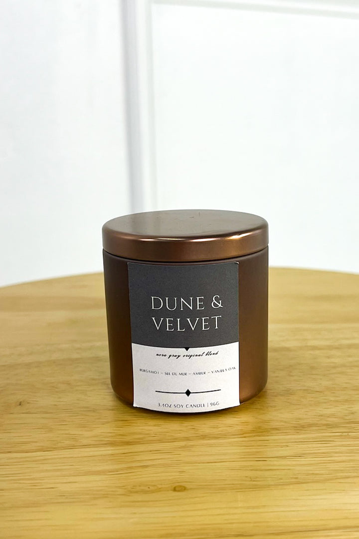 Dune & Velvet | 11 Oz Infinity Tin Candle