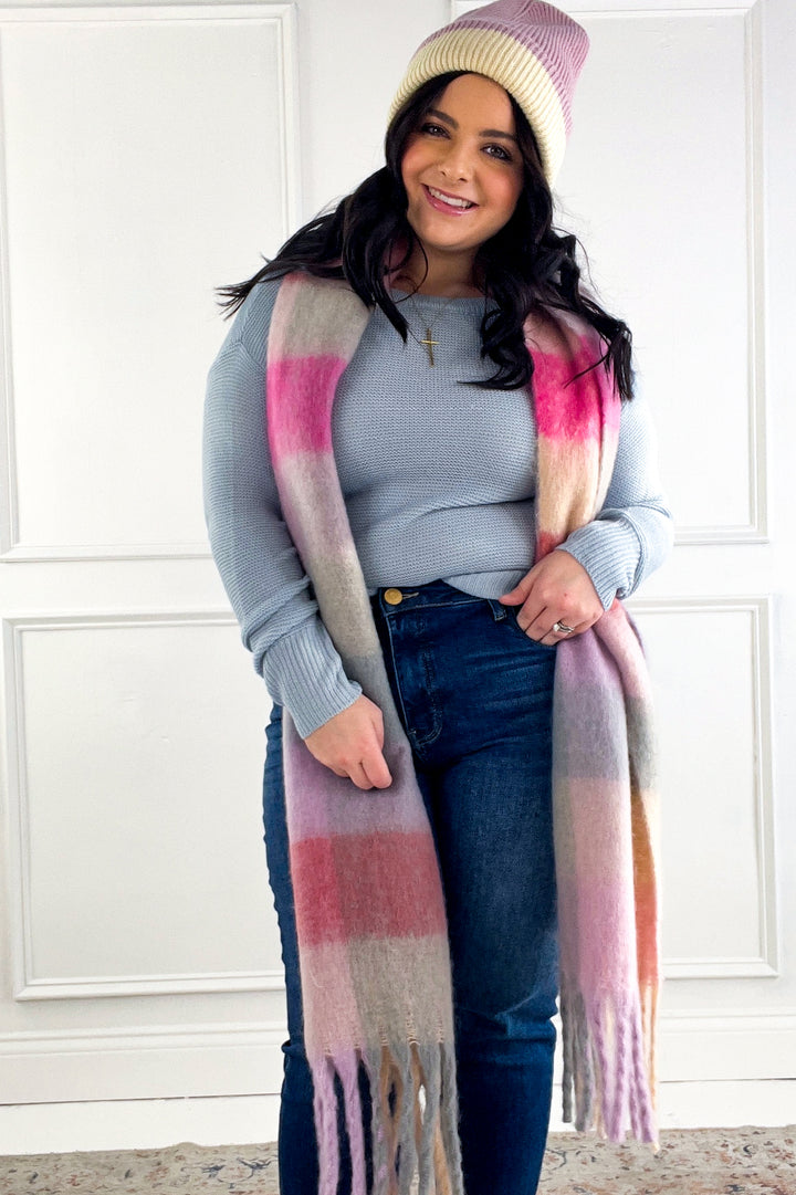 Round Neck Boyfriend Fit Sweater