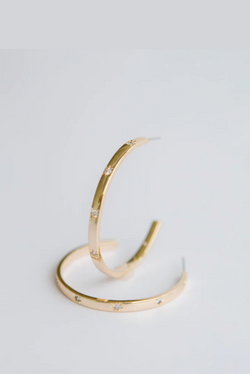 Anders Thin Gold Hoops