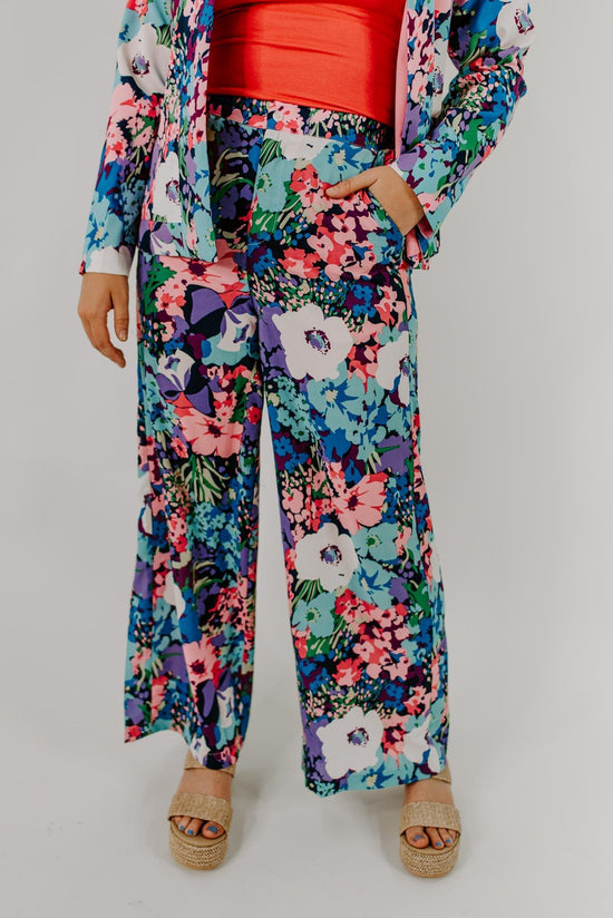 Load image into Gallery viewer, Blossom Bright Floral Pants
