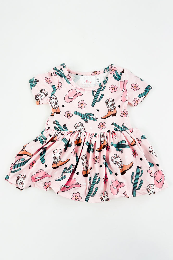 Western Cowgirl Twirl Onesie