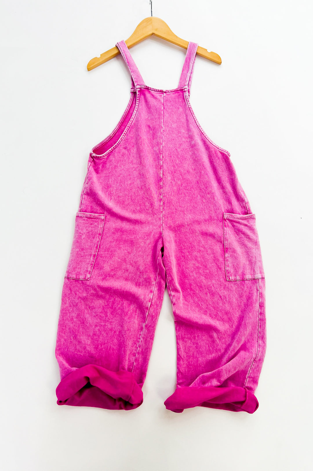 Girl's Mineral Wash Overalls