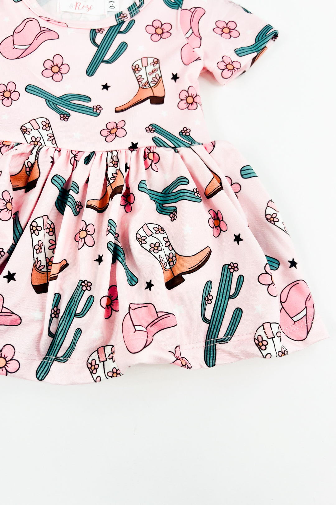 Western Cowgirl Twirl Onesie