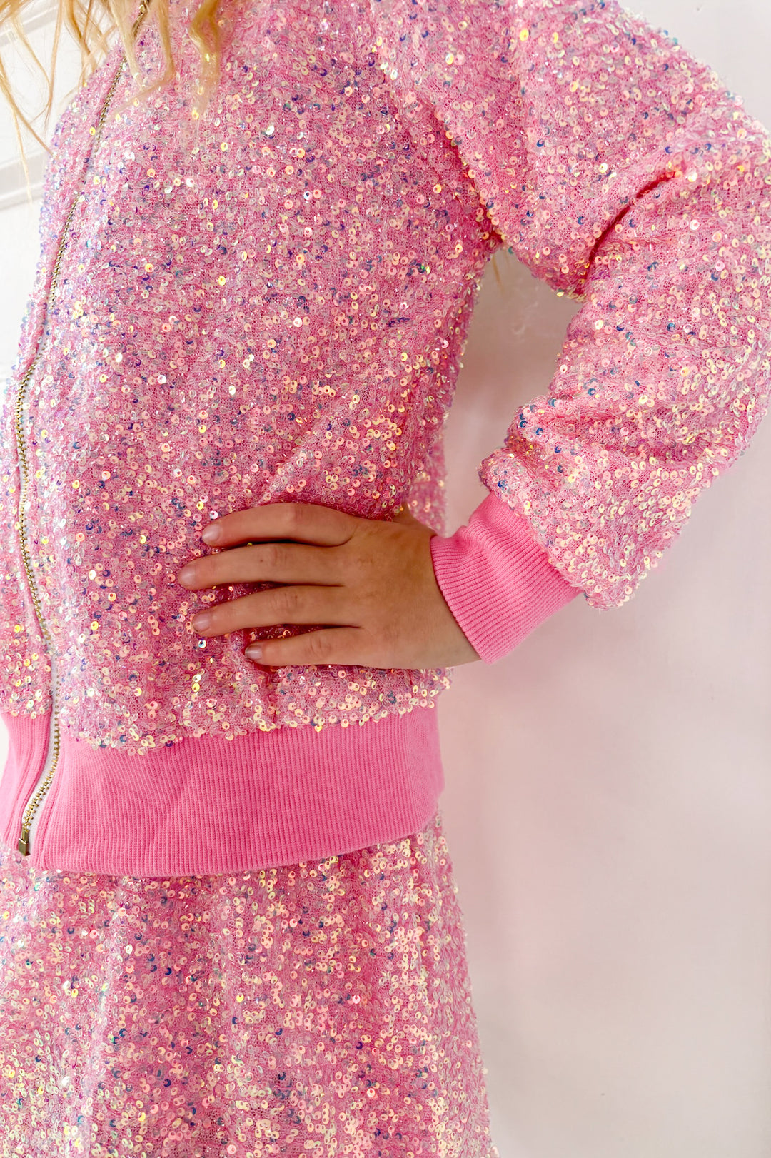 Sugar Plum Sparkle Sequin Jacket
