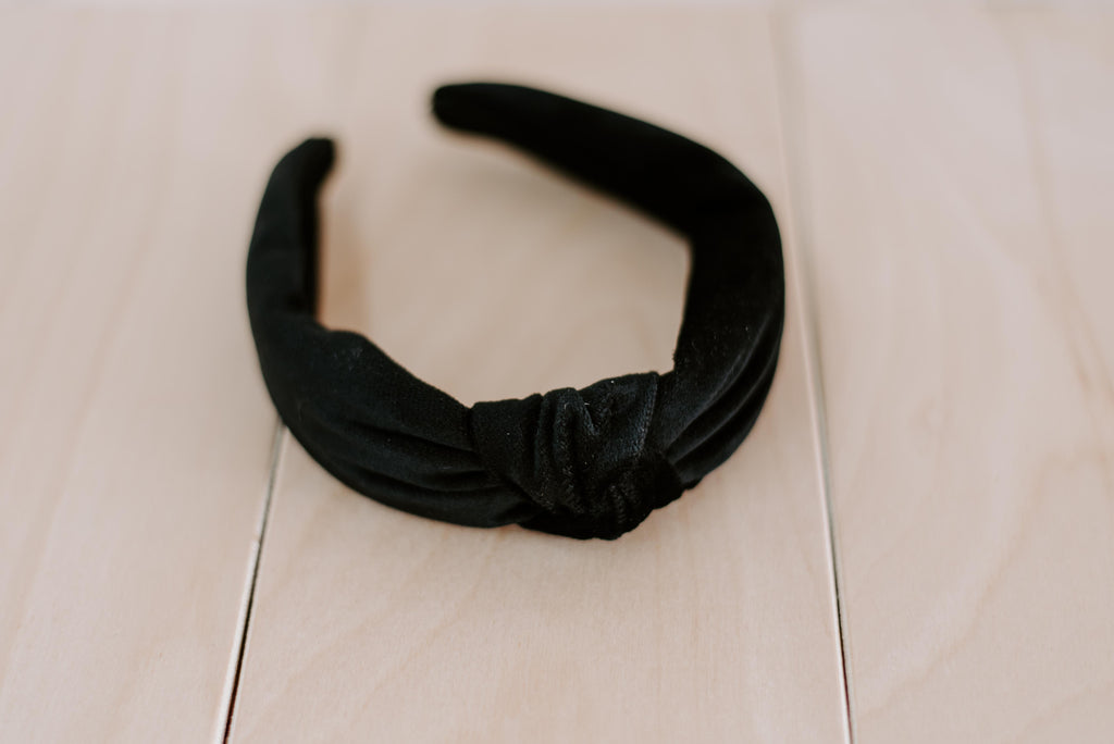 Velvet Twist Knot Headband