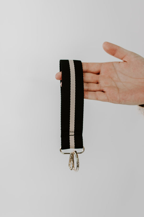 Striped Wristlet Keychains