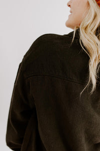 Rosie Textured Jacket in Charcoal