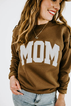 MOM Varsity Letter Sweatshirt