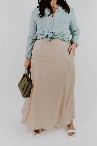 Carmen Satin Skirt