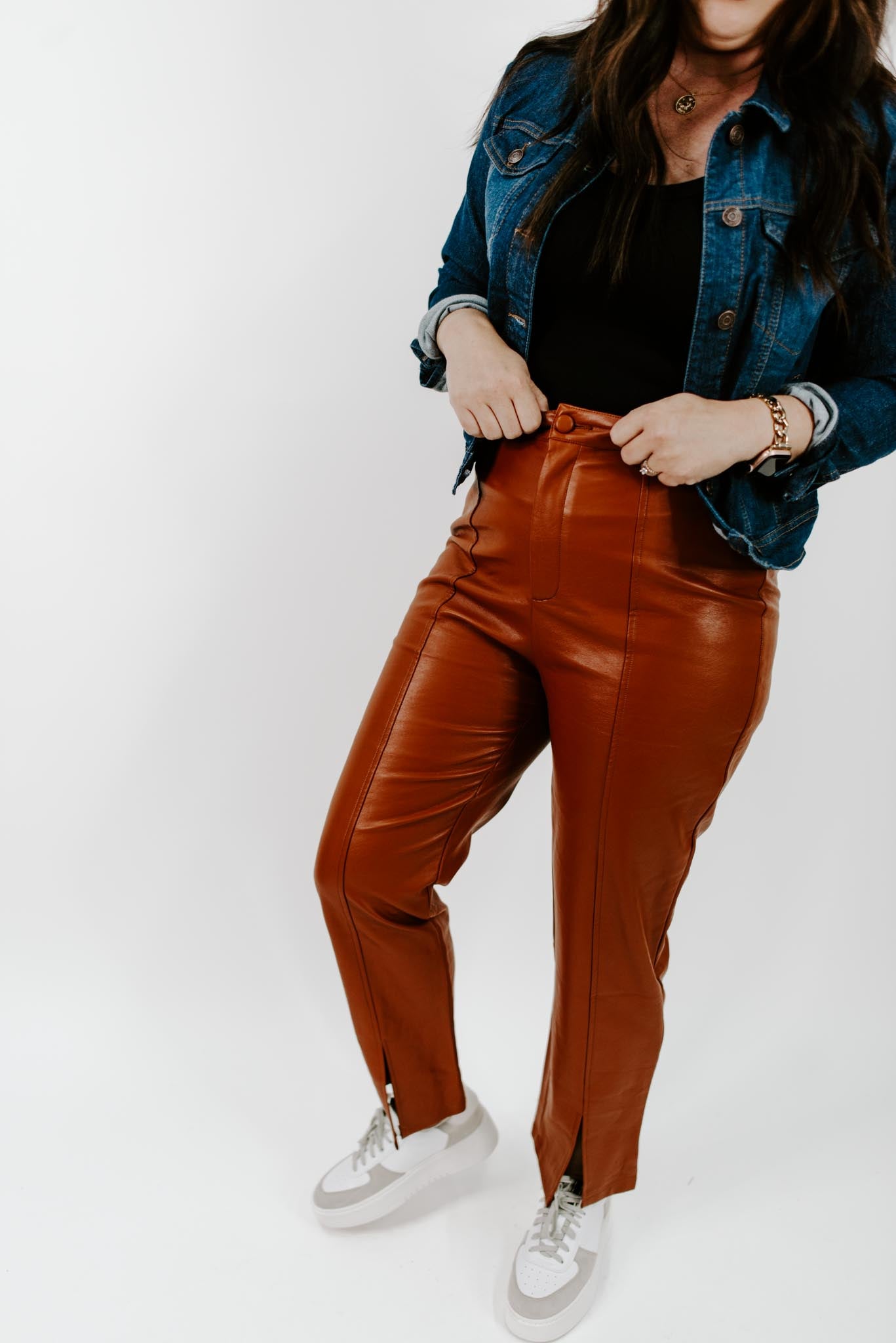 Load image into Gallery viewer, Sable Faux Leather Pants
