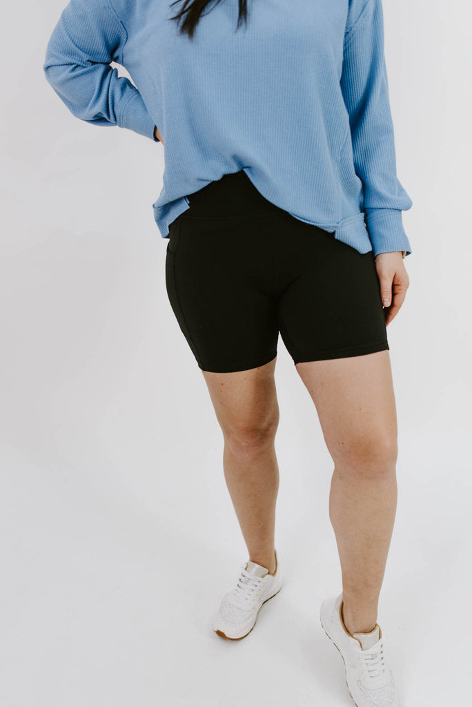 Lisa Side Pocket Biker Shorts