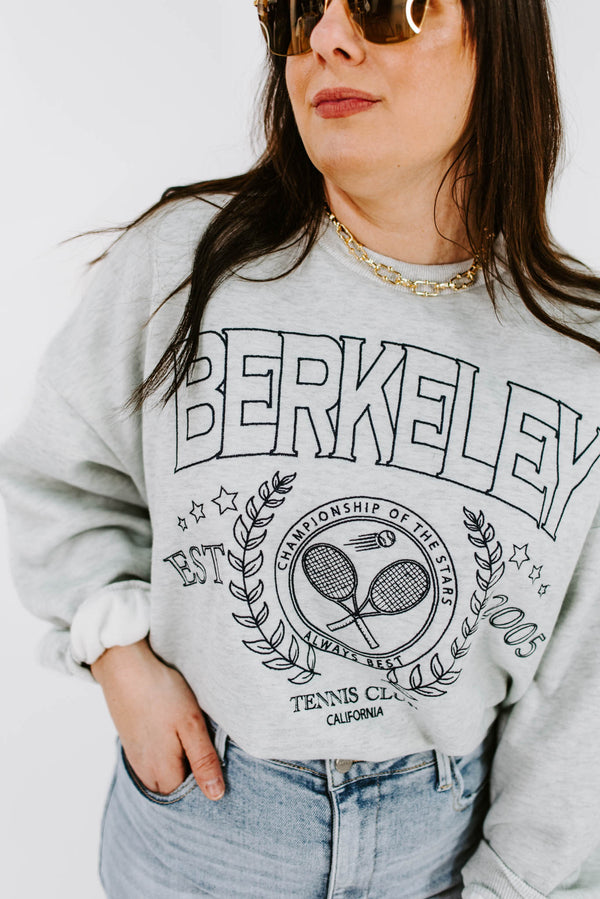 Berkley Tennis Embroidered Sweatshirt