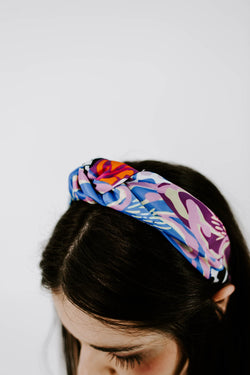 Multi Colored Abstract Knotted Headband