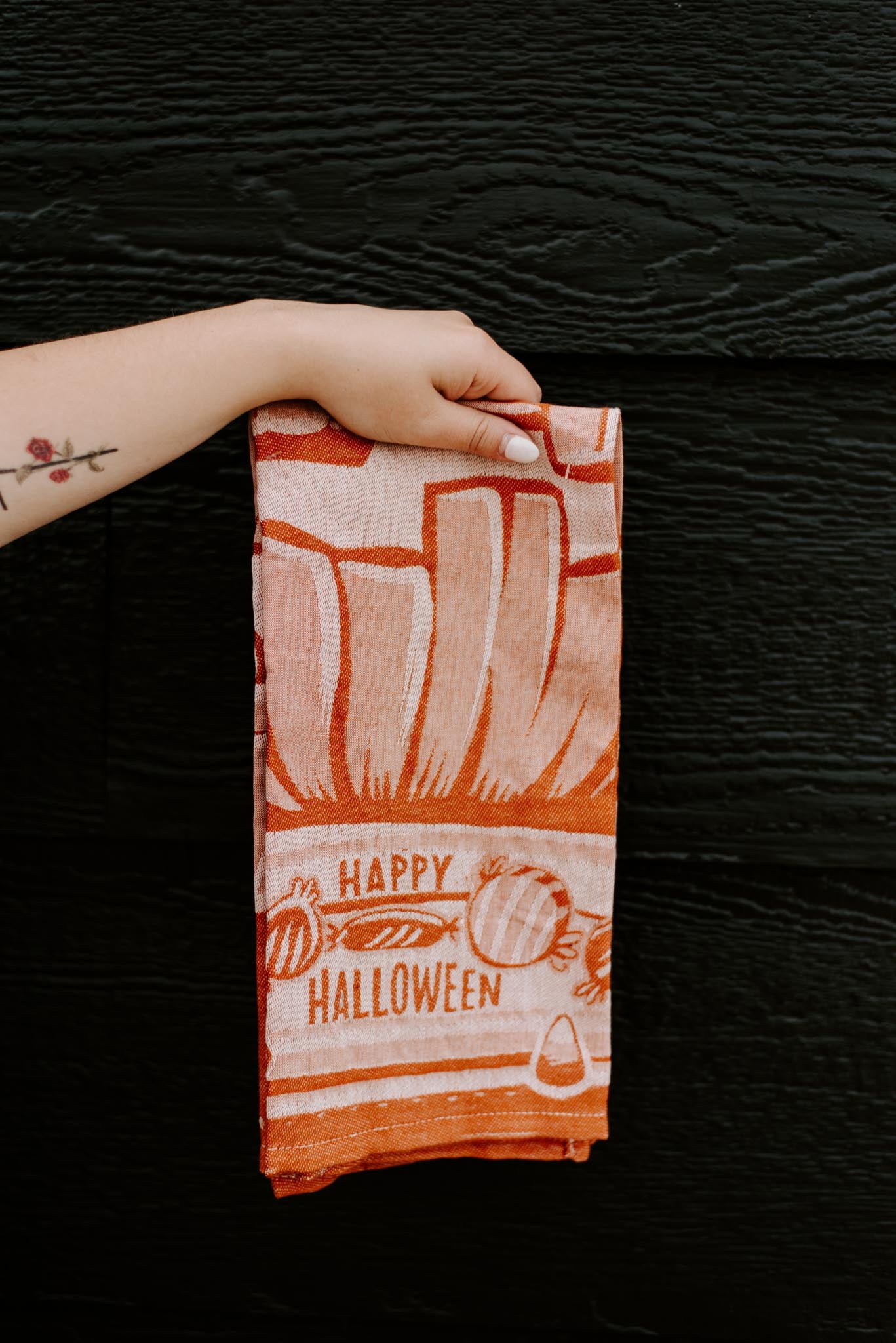 Load image into Gallery viewer, Happy Halloween Kitchen Towel
