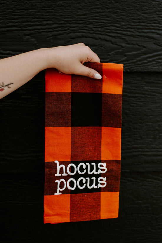 Hocus Pocus Check Towel