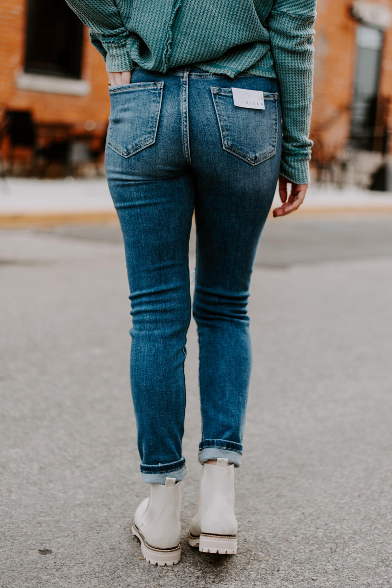Kendra Distressed Skinny Jeans | Risen