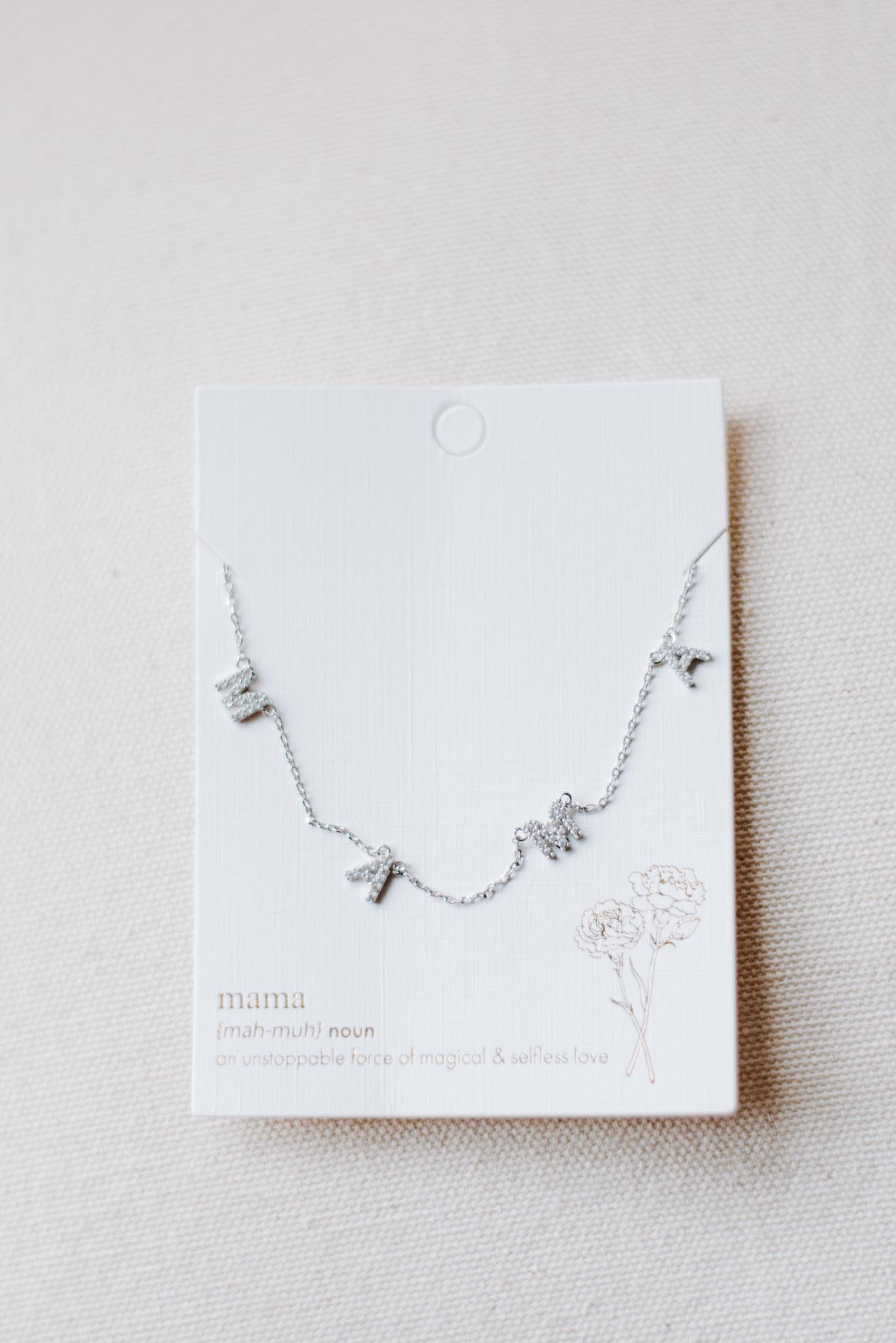 Load image into Gallery viewer, Pave MAMA Letter Necklace
