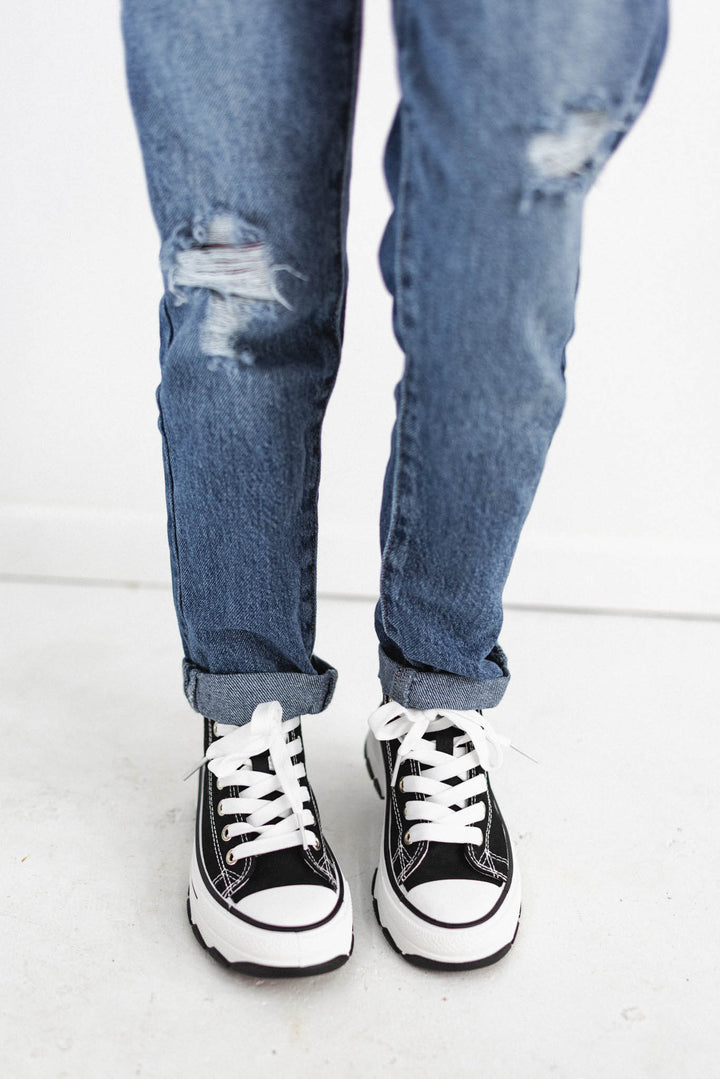 Gianna Kids High Top Sneakers