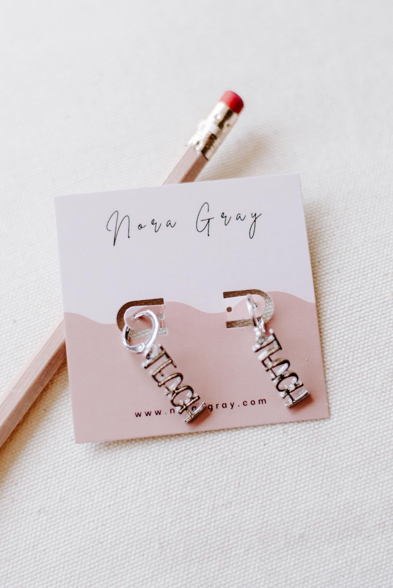 Load image into Gallery viewer, TEACH Dangle Earrings
