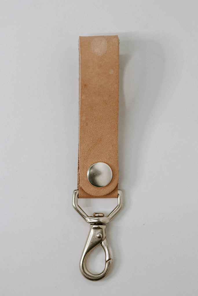 Leather Snap Keychain