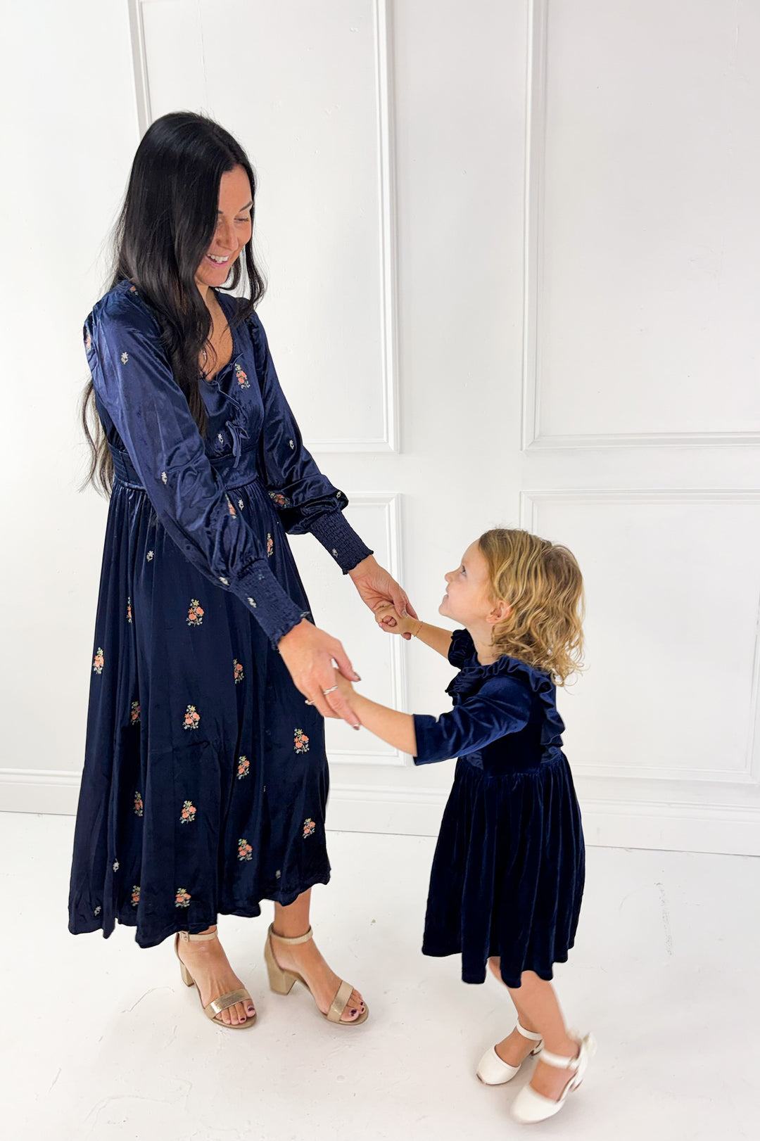 Winter Wonderland Girls Ruffle Twirl Dress