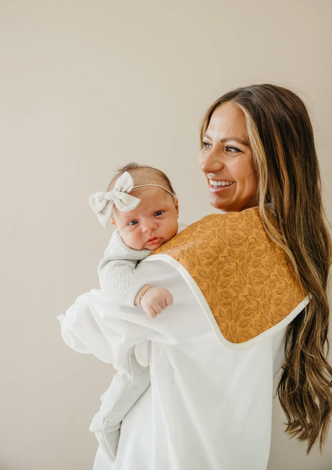 Eden Burp Cloth Set (3-Pack) | Copper Pearl