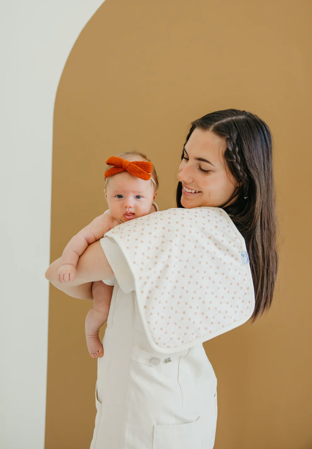 Eden Burp Cloth Set (3-Pack) | Copper Pearl