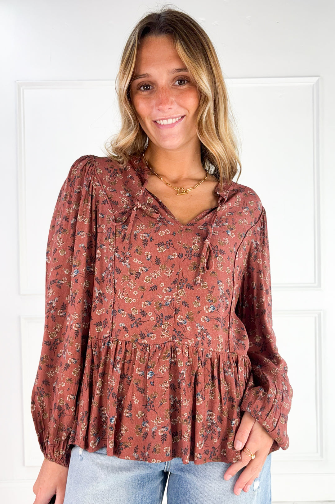 The Everland Floral Detail Blouse