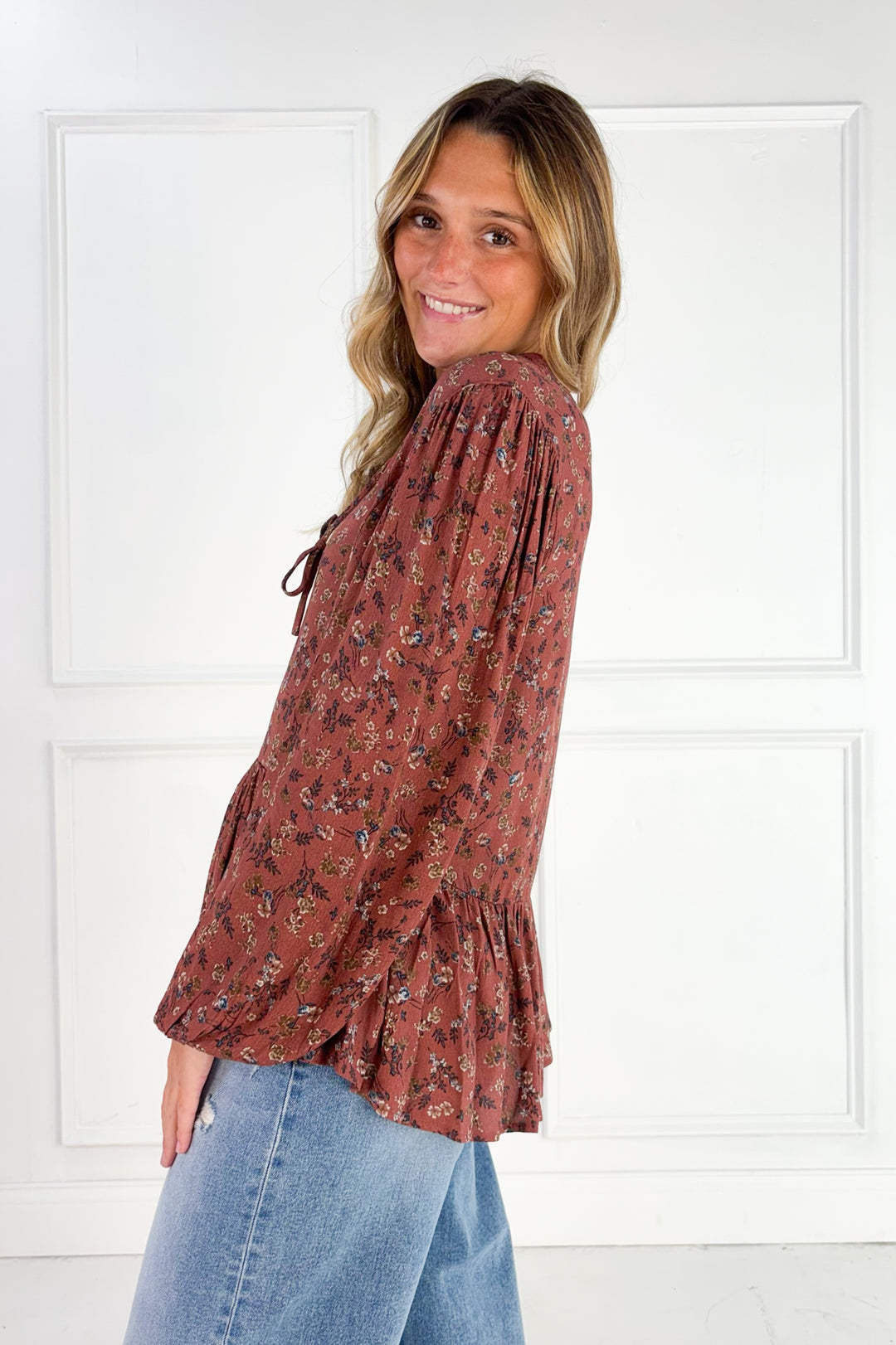The Everland Floral Detail Blouse