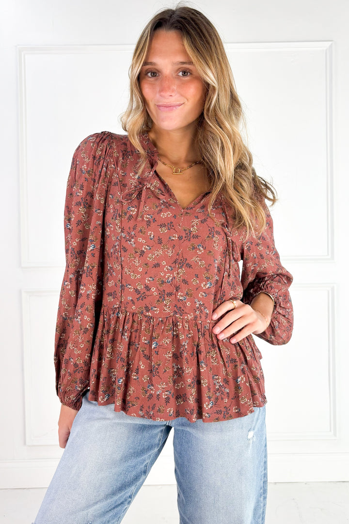 The Everland Floral Detail Blouse