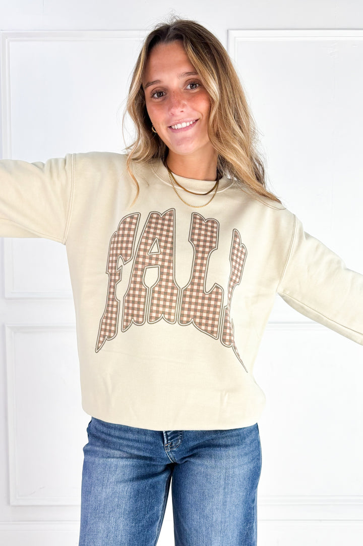 The Plaid Fall Crewneck