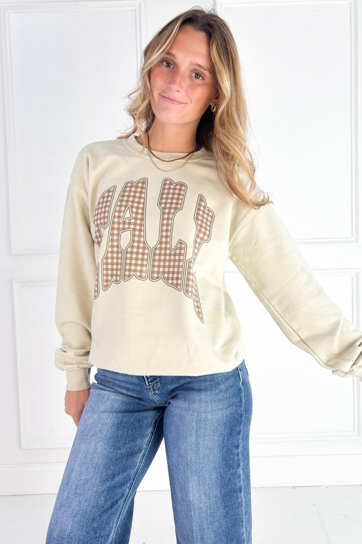 The Plaid Fall Crewneck