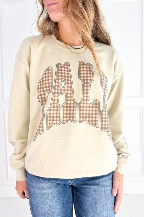 The Plaid Fall Crewneck
