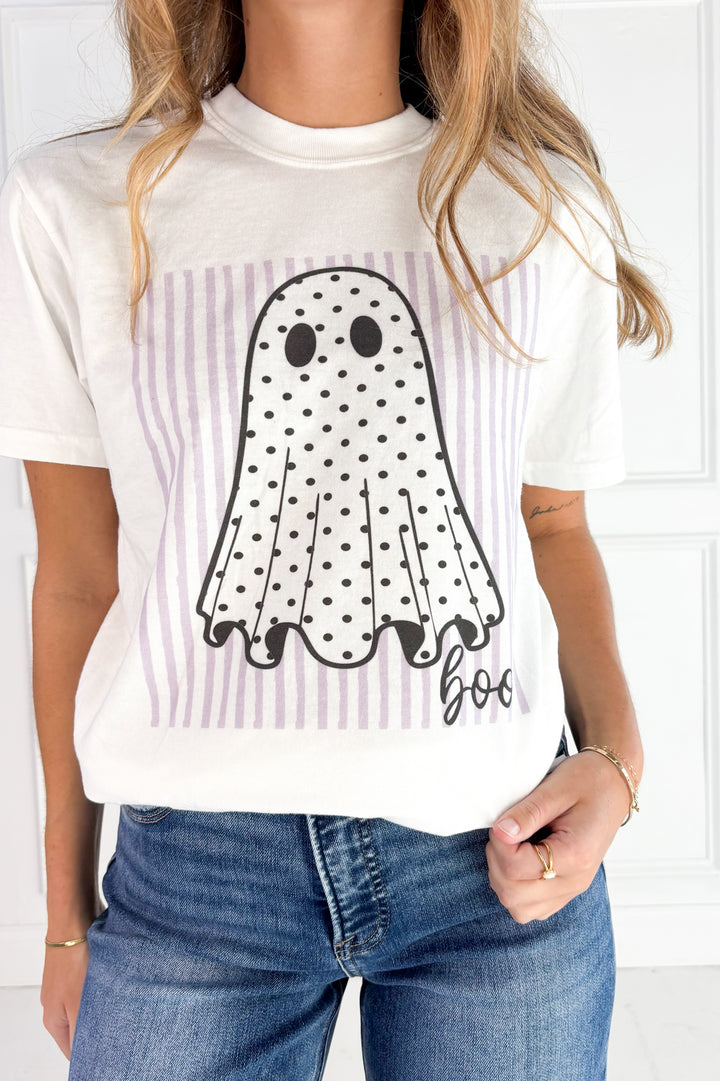 The Boo-tiful Polka Dot Ghost Tee