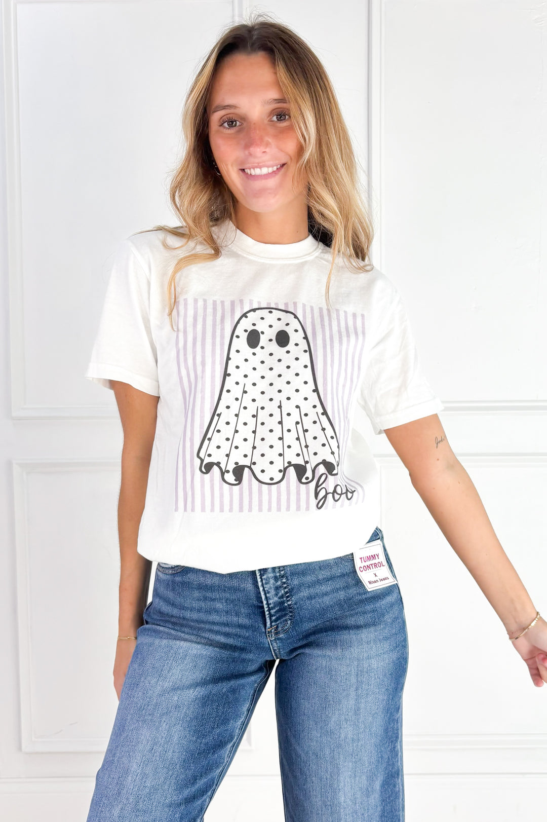 The Boo-tiful Polka Dot Ghost Tee