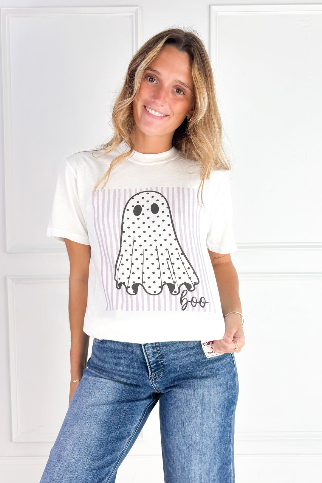 The Boo-tiful Polka Dot Ghost Tee