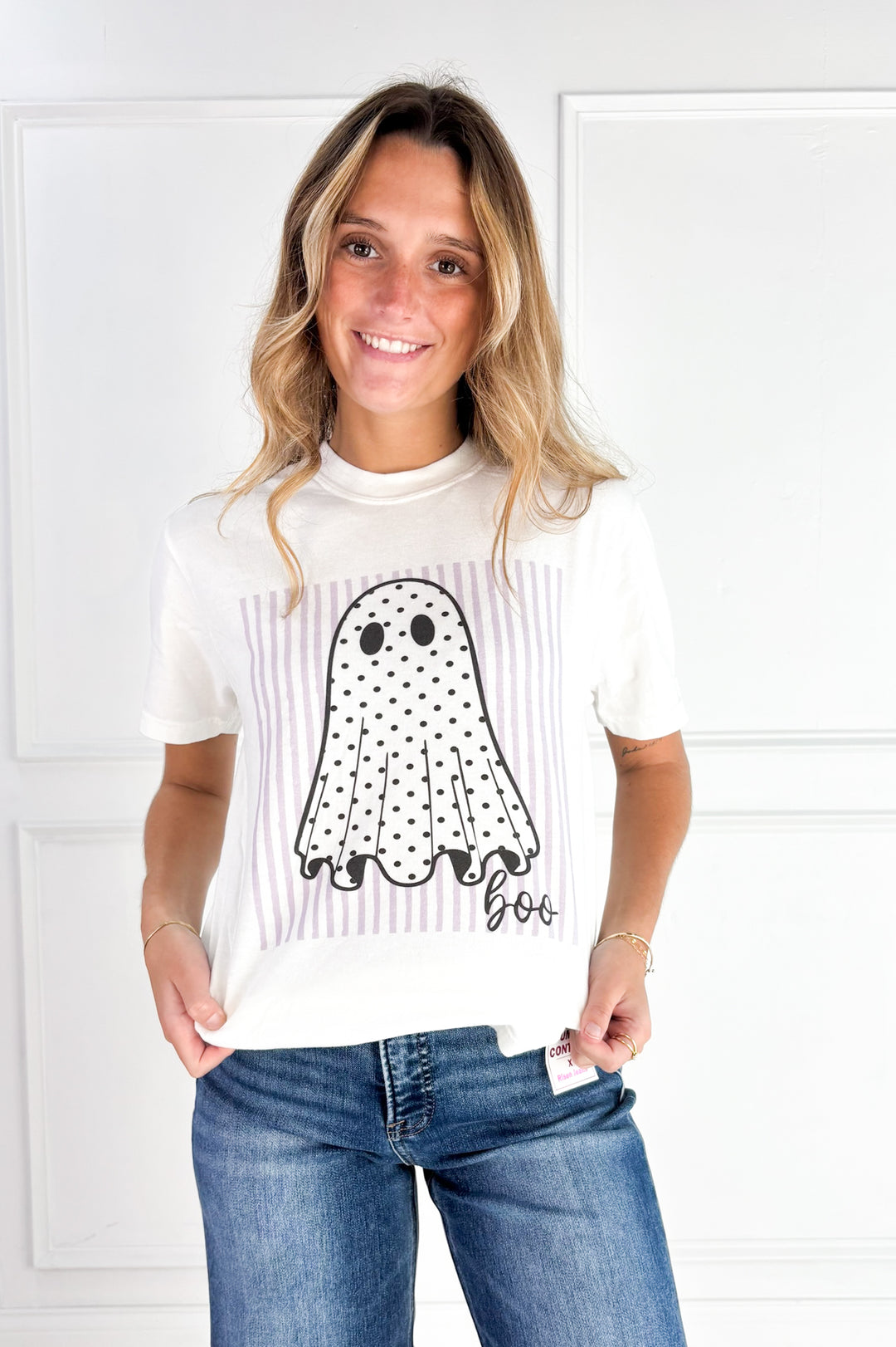 The Boo-tiful Polka Dot Ghost Tee