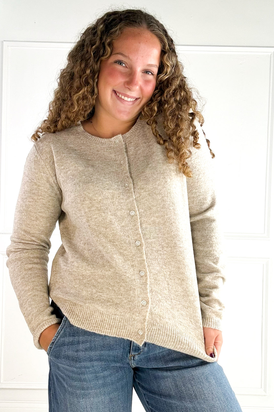 Long Sleeve Button Down Cardigan