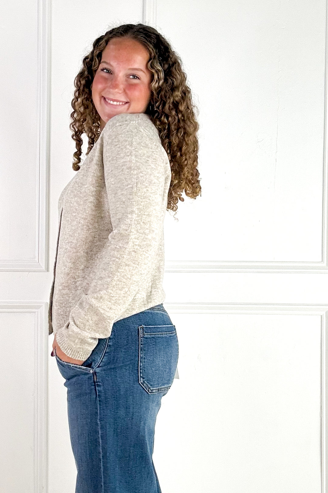 Long Sleeve Button Down Cardigan