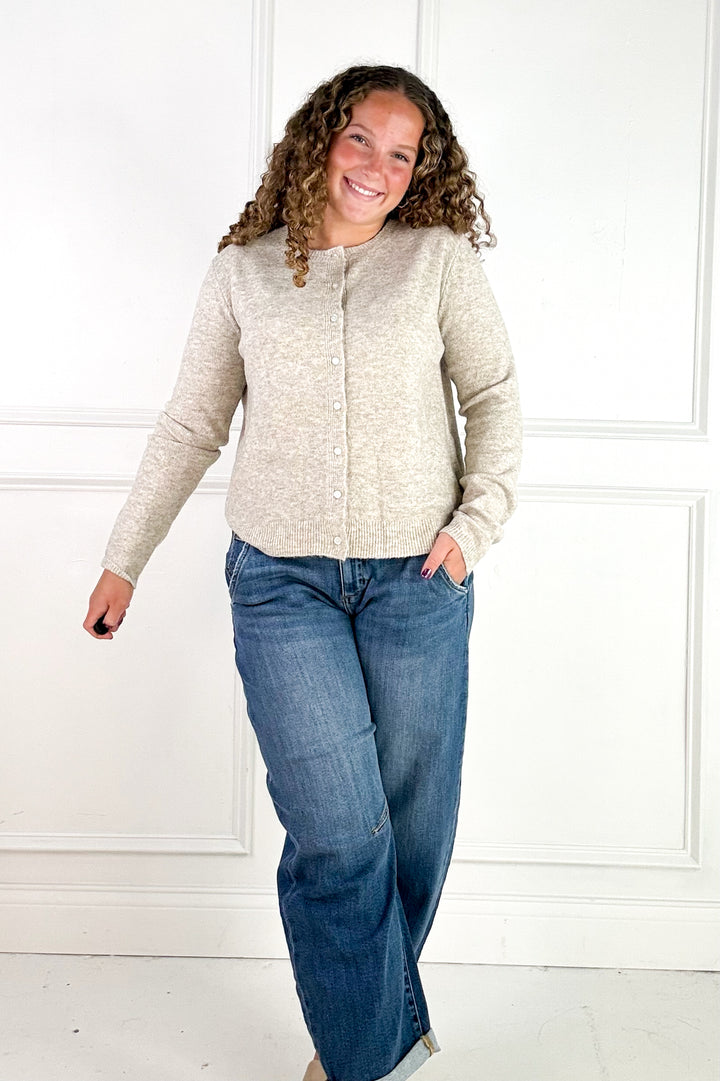 Long Sleeve Button Down Cardigan