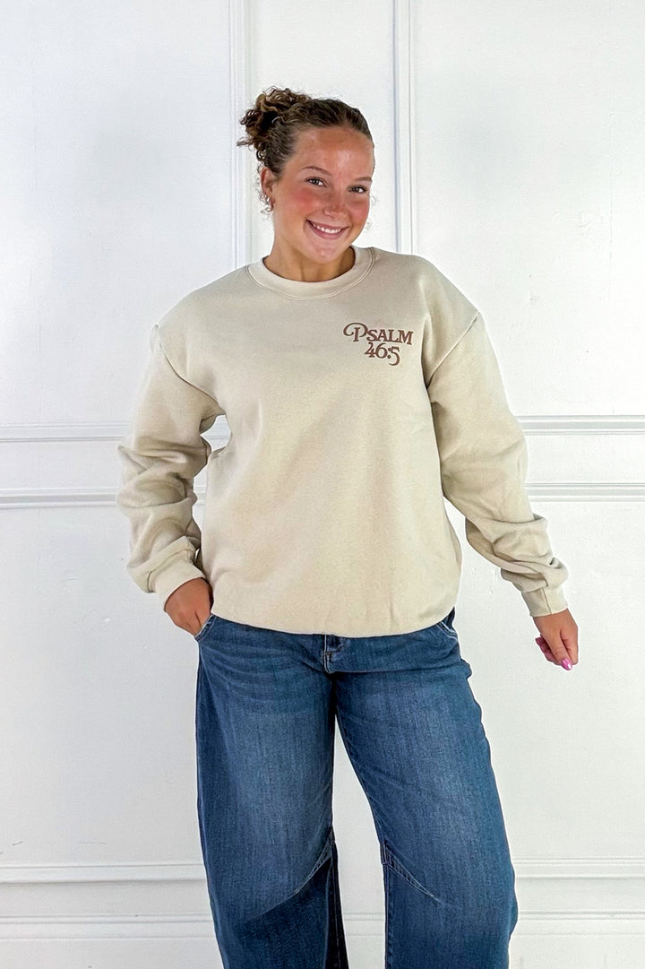 Psalm 46:5 Graphic Crew Sweatshirt