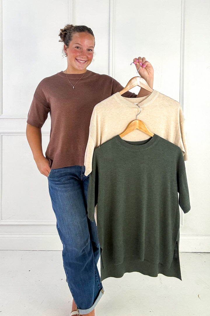 Boyfriend Fit Boxy Sweater