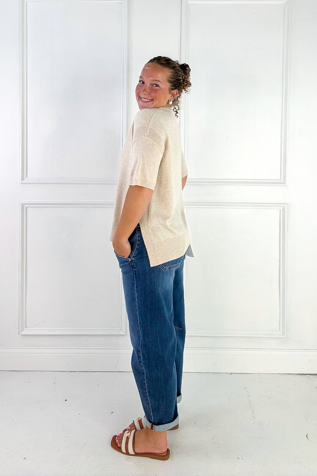 Boyfriend Fit Boxy Sweater