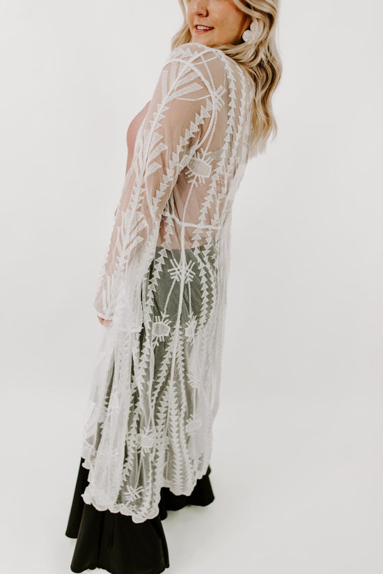 Load image into Gallery viewer, Georgia Boho Lace Duster
