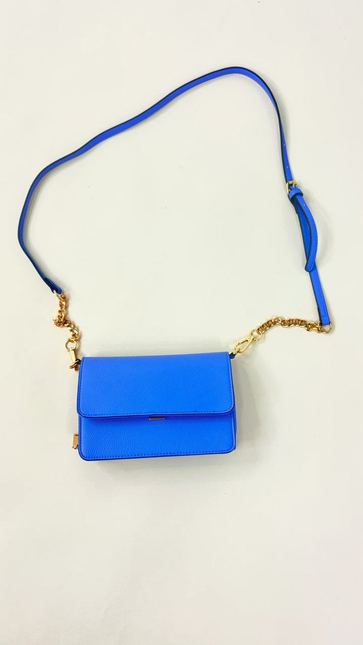 Lauryn Flapover Crossbody w/ Chain Strap