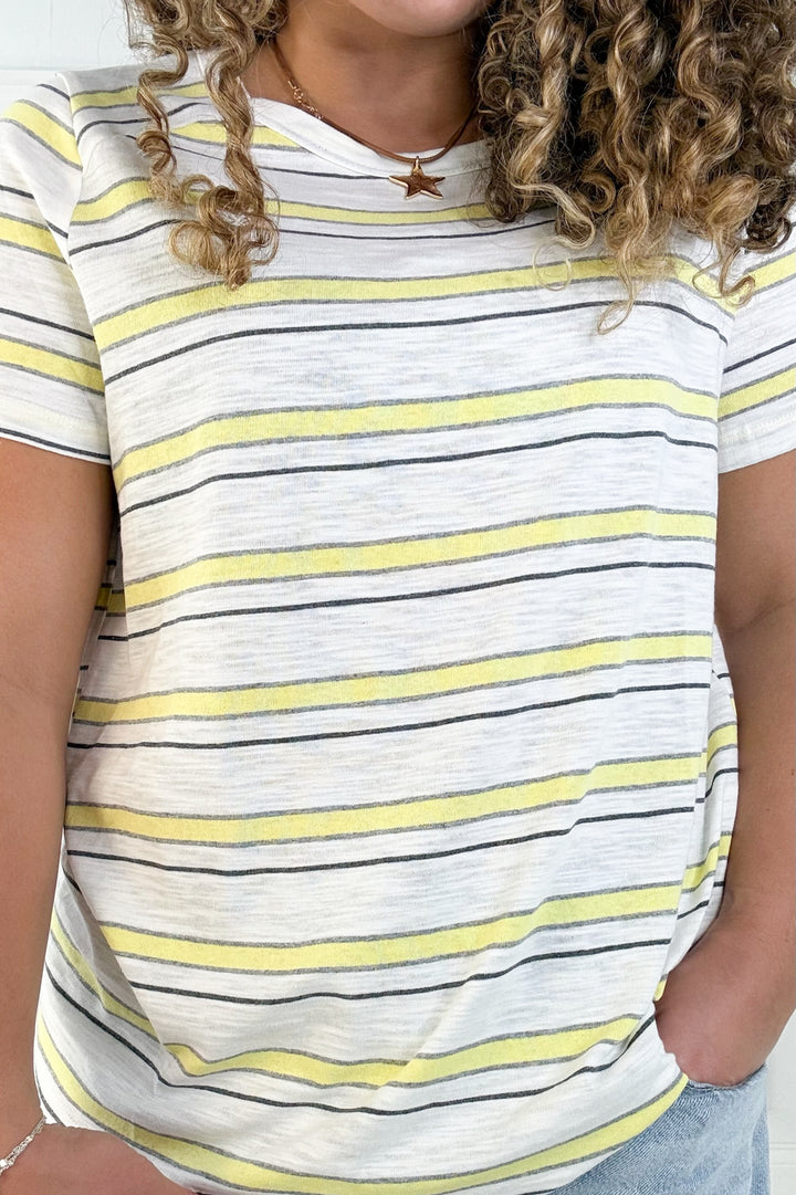 Sunny Side Stripe Tee
