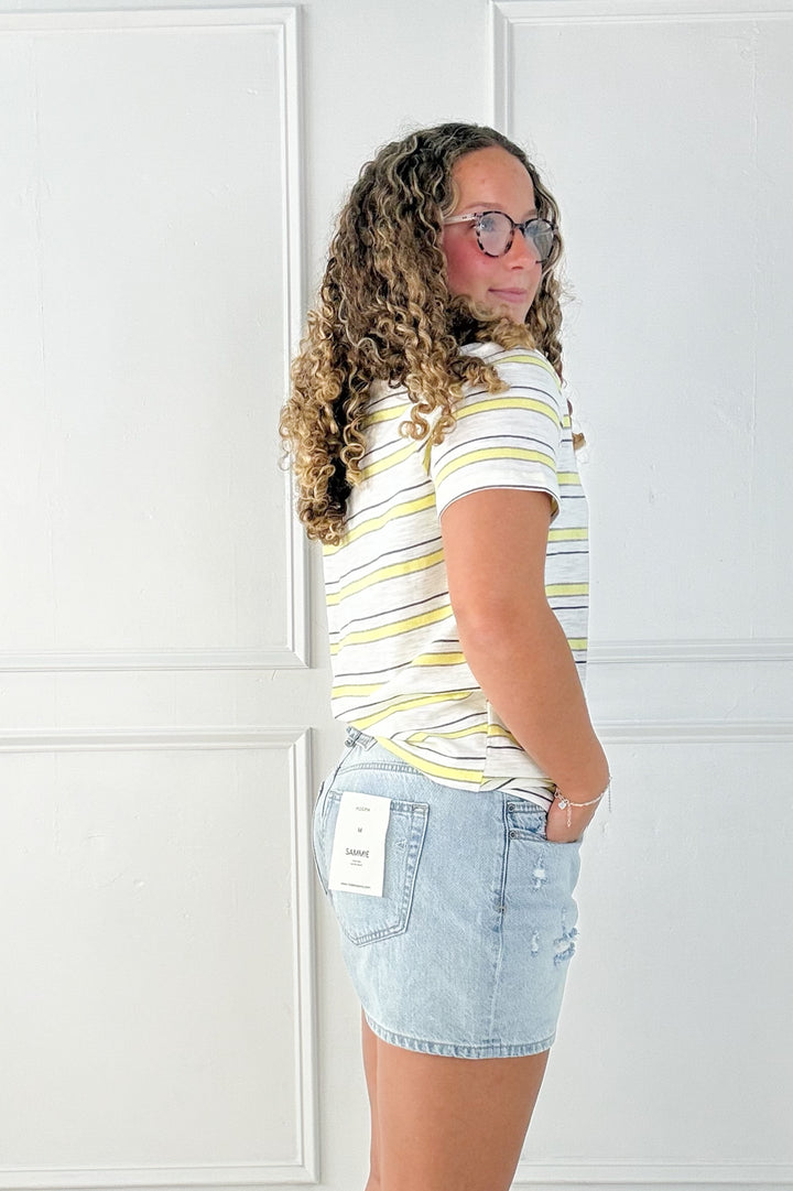 Sunny Side Stripe Tee