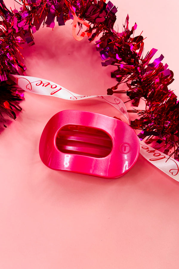 Flat Pink Clip - Teletie