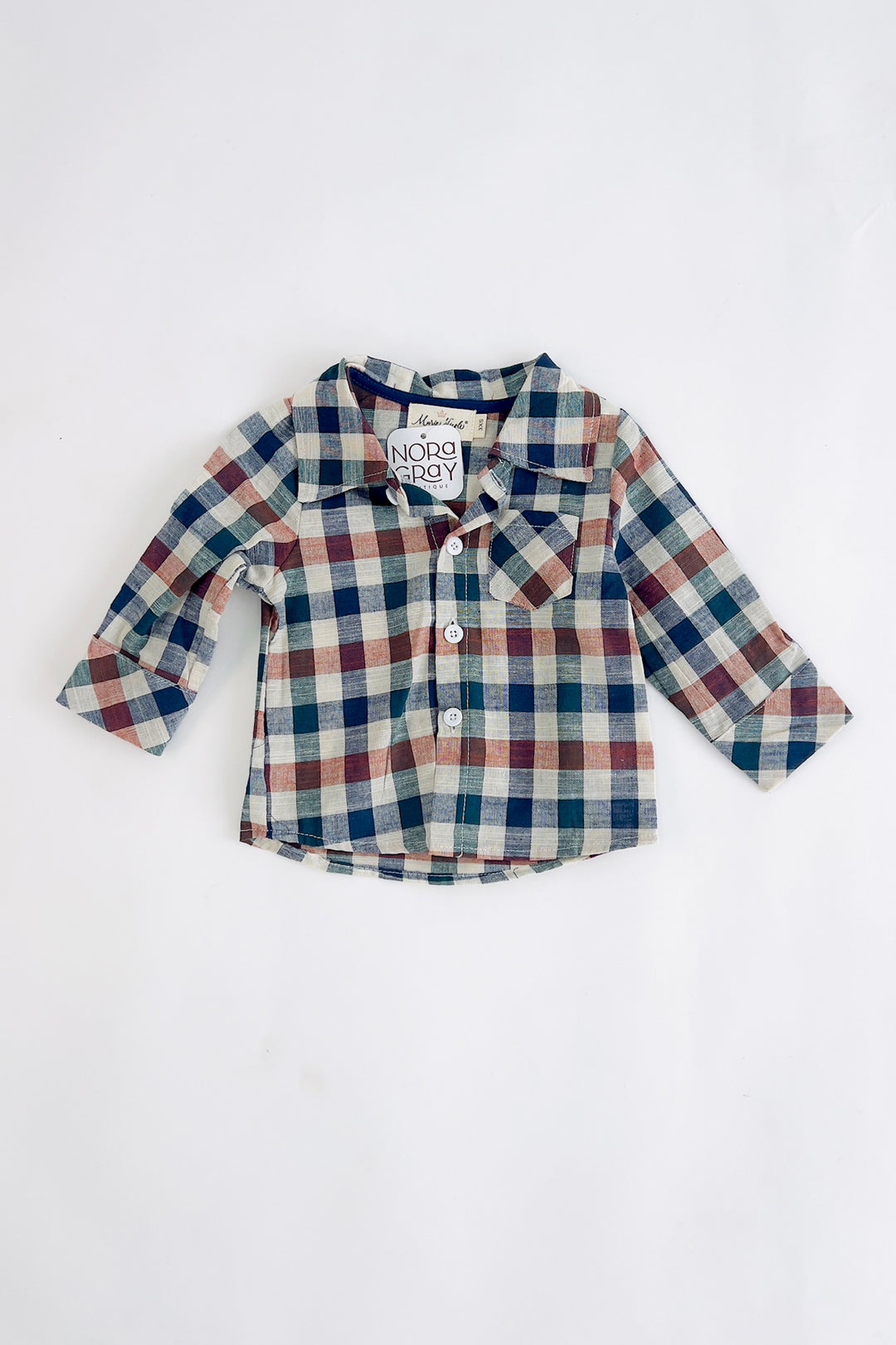 Vintage Plaid Button Up Shirt